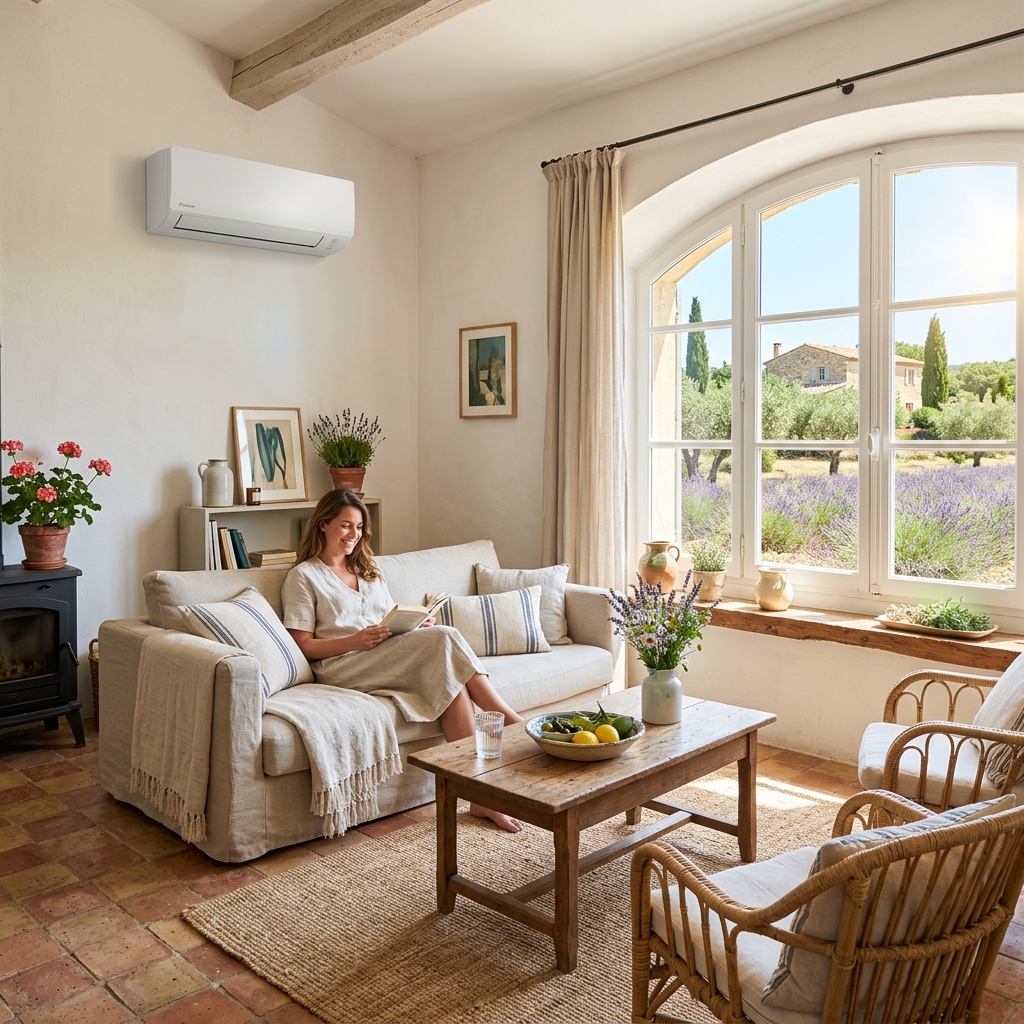 Installation de climatisation réversible à Hyères par un frigoriste certifié RGE